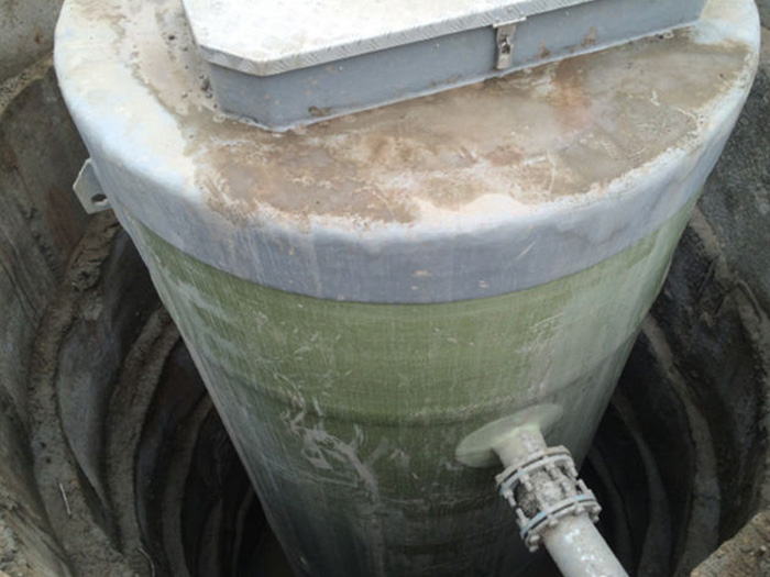 一體化泵站安裝現場